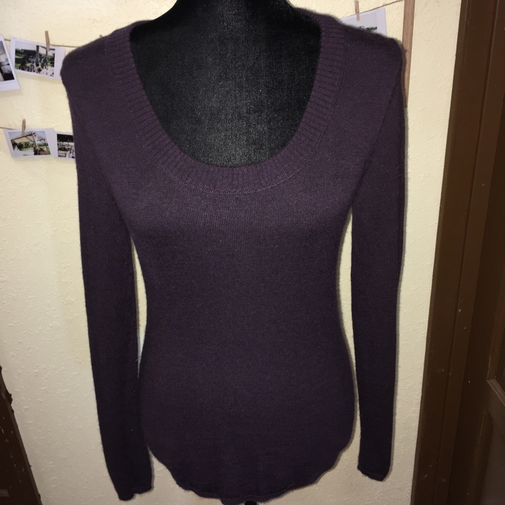 Scoop neck Wool Sweater